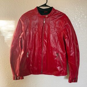 Hein Gericke La Jolla Red Leather Jacket